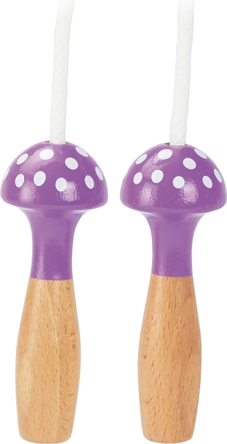 Paars springtouw met stippen VILAC