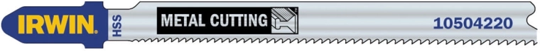 Set decoupeerzaagbladen IRWIN HSS T118A voor metaal, 92 mm (5 stuks)