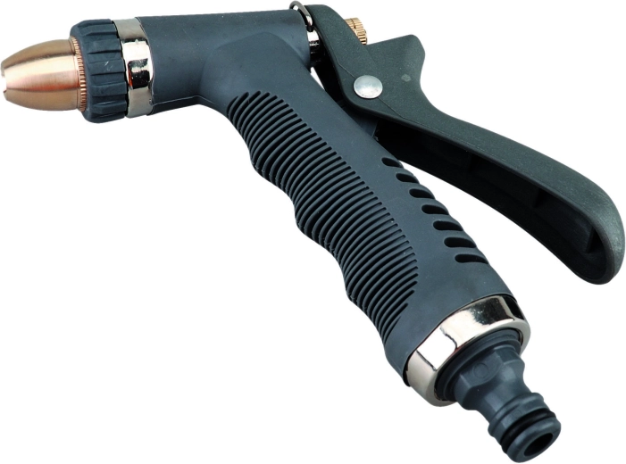 Sproeipistool met regelaar, metalen verchroomd J.A.D. Tools