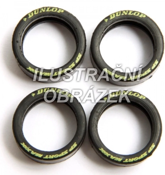 Banden voor Ferrari 458 Italia GT2 en Ferrari 599XX (4 stuks) – Carrera Evolution/Digital 132