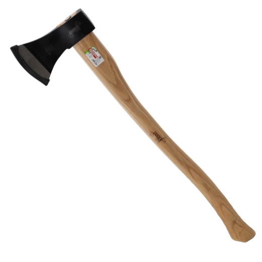 Timmermansbijl 1500 g met houten steel 80 cm