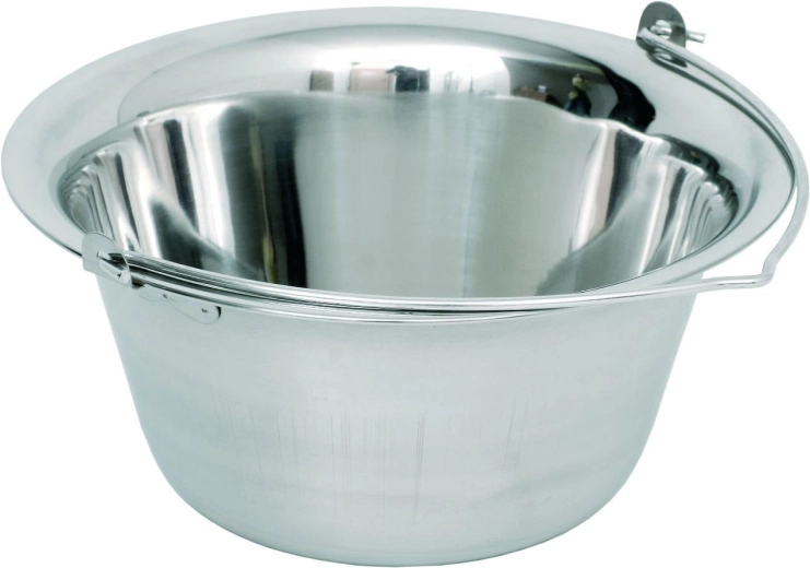 Roestvrijstalen ketel 13 l voor koken boven open vuur