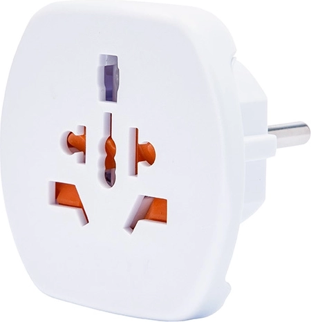 Solight reisadapter voor stopcontacten E/F (Tsjechië/Europa) - 1 stuk