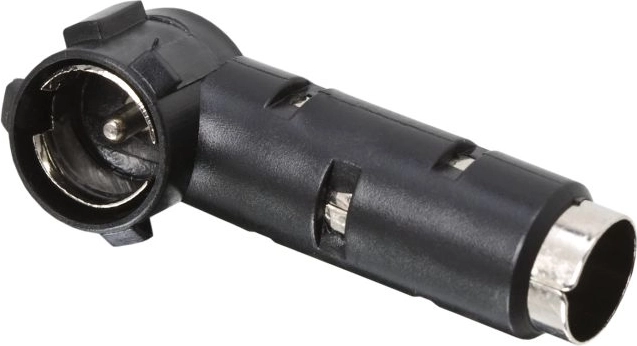 Haakse adapter voor autoantenne