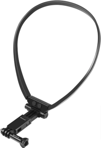 Puluz nekhouder voor actioncamera en smartphone, zwart - 1 stuk