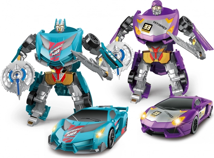 Autorobot met zwaard - Transformerende sportwagen