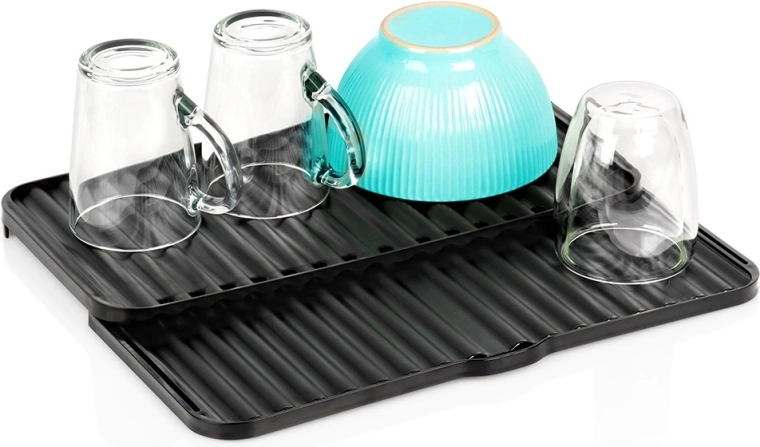 Uitschuifbare afdruipmat voor vaat 37,5 × 20,5/33 cm