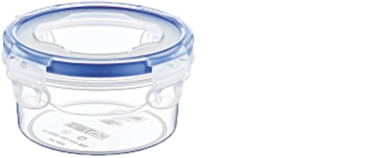 Ronde kunststof doos Saver Box 0,25 l