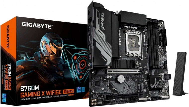 Moederbord B760M GAMING X met Wi‑Fi 6E en PCIe 5.0 (LGA1700, DDR5, mATX)