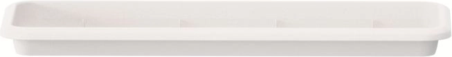 Schotel voor bloembak Universa 77,3 cm wit