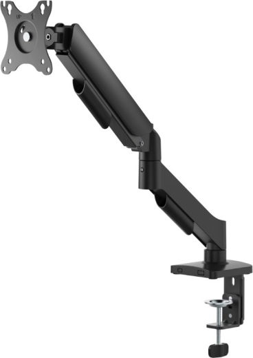 Bureaustandaard voor één monitor met USB-poorten van 17–32 inch