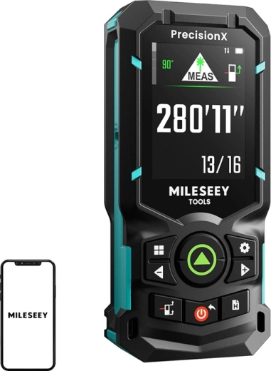 Mileseey S50 laserafstandsmeter met groene laser 120 m