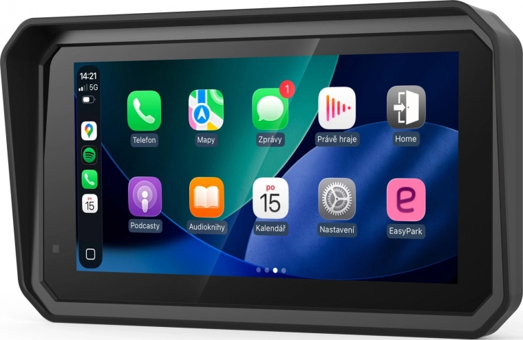 Motorfietsdisplay met draadloze CarPlay en Android Auto - 1 stuk