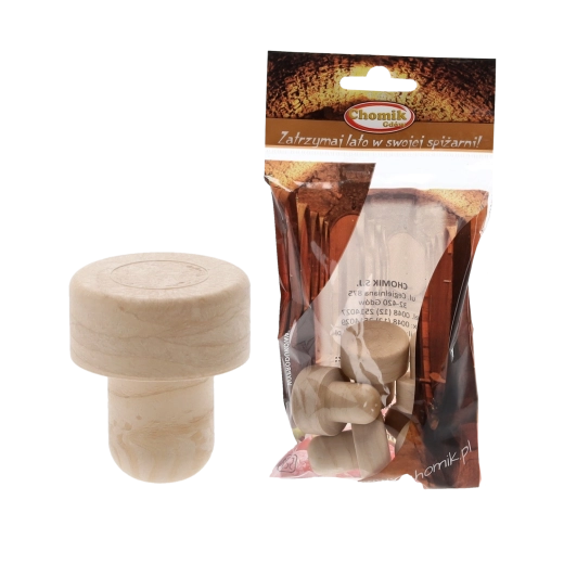 Synthetische paddenstoeldoppen voor flessen 17 mm, set van 5 stuks