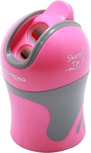 Keyroad puntenslijper voor grafietpotloden, roze