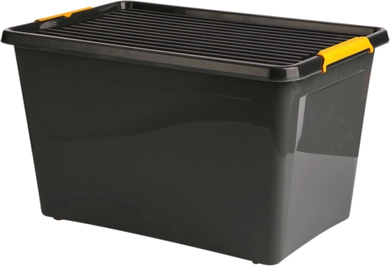 SolidStore opbergbox met deksel op wieltjes 60 l (58 × 39 × 35 cm)