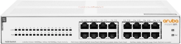 Aruba Instant On 16-poorts PoE-netwerk switch