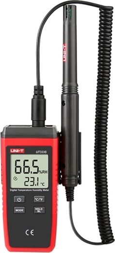 digitale thermometer en hygrometer met externe sonde UNI-T UT333S