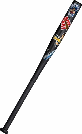 Baseballknuppel Cold Steel Brooklyn Banshee van polypropyleen met rubberen handgreep