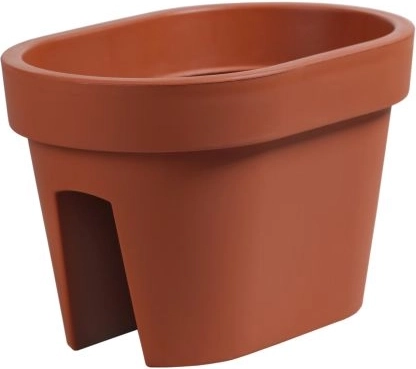 Balkonbloempot LOFLY RAILING 39,6 cm – terracotta