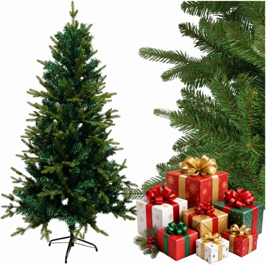 Kunstkerstboom spar Premium groen 220 cm met standaard