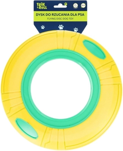 Hondendisc geel-groen