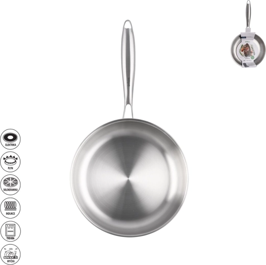 Steela roestvrijstalen koekenpan 20 cm
