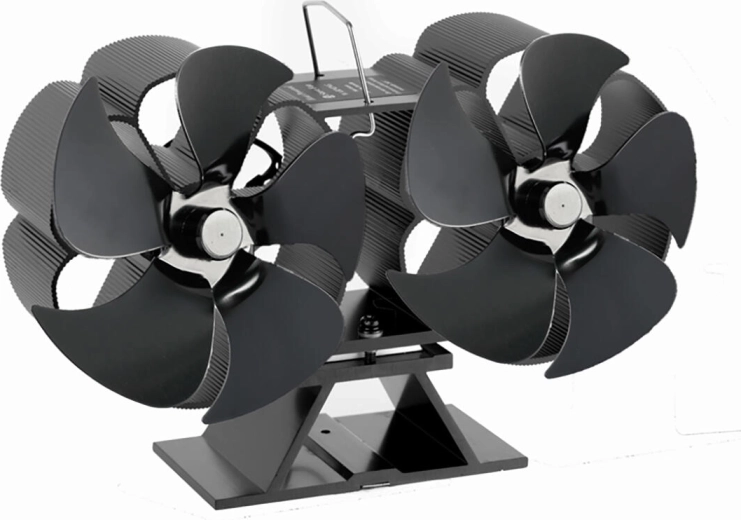 EPSILON thermo-elektrische kachelventilator met 2 propellers