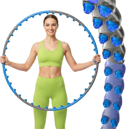 Massage-hoelahoep met magnetische noppen Trizand 110 cm