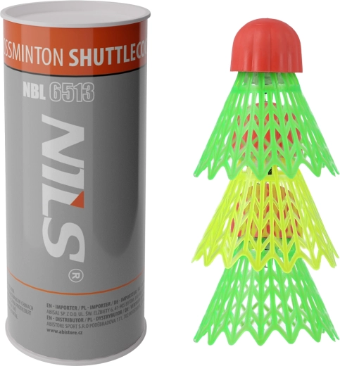 Crossmintonballen NILS NBL6513, 3 st.