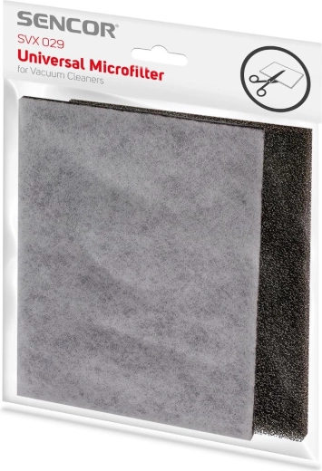 Universeel microfilter en schuimfilter Sencor