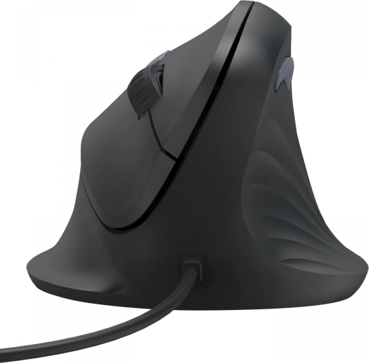 Ergonomische verticale bedrade muis voor rechtshandigen met Assist-knop (AI)