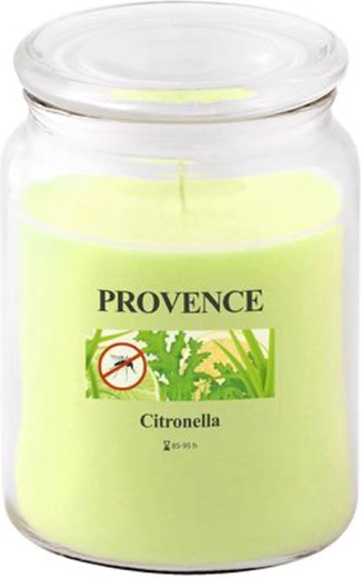 Geurkaars in glas met citronellageur PROVENCE 95 uur