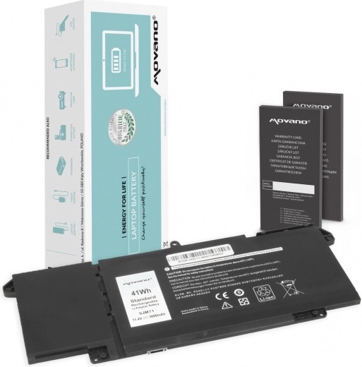 Movano-batterij voor Dell Latitude 5320/7320/7420/7520 41 Wh 3600 mAh