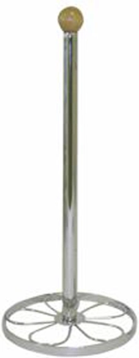 Keukenrolhouder met houten knop, 34 × 14 cm