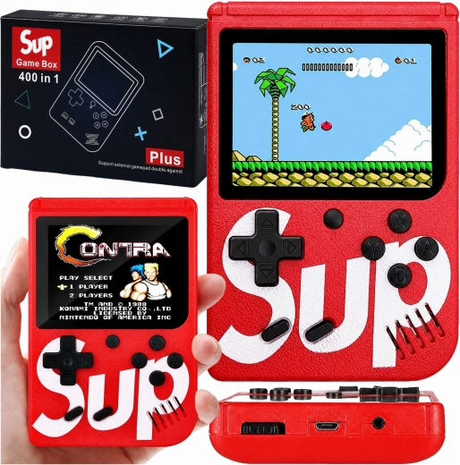 Draagbare retro gameconsole SUP 400 in 1 - 1 stuk