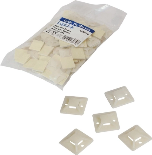 Zelfklevende houders voor kabelbinders