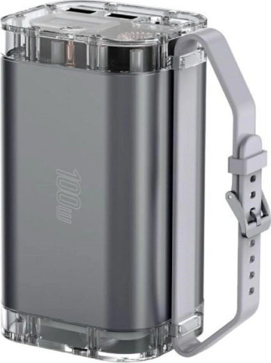 Powerbank Lucid Ultra 40000 mAh 100 W grijs