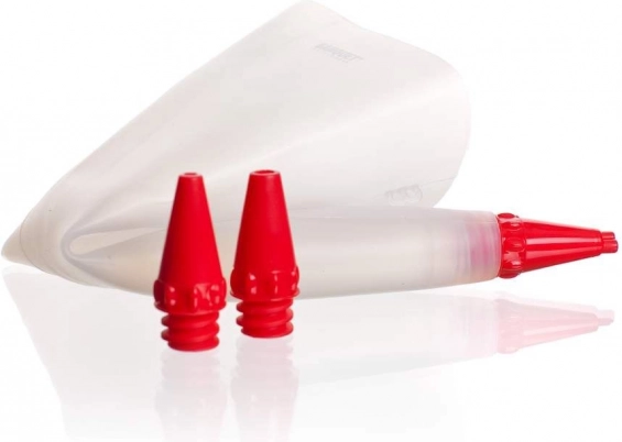 Siliconen decorateur 30,5 cm rood