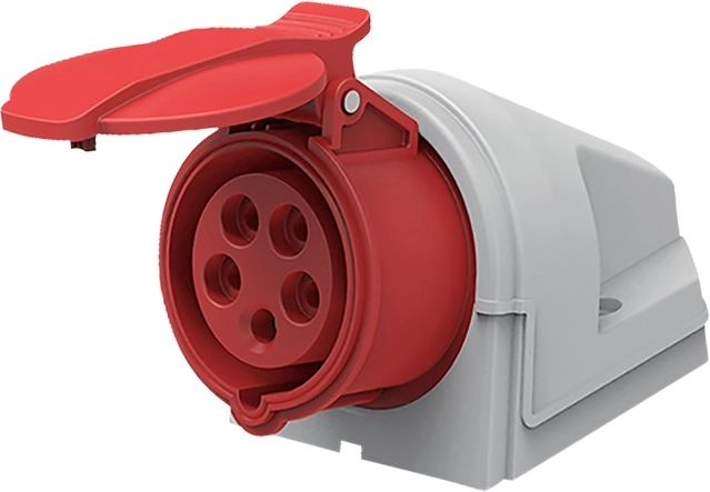Solight wandcontactdoos 5p 400 V/16 A IP44 - 1 stuk