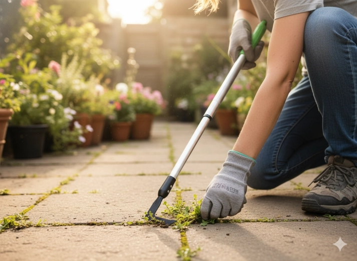 Telescoop onkruidschraper 71,5–106,5 cm