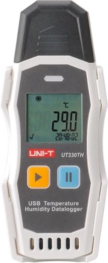 Uni-T digitale thermohygrometer met datalogging en USB