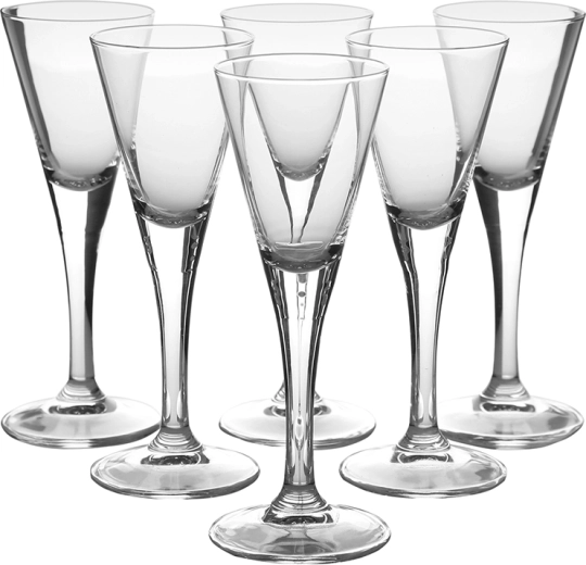 Diamond set van 6 likeurglazen 55 ml