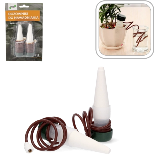 Set van 2 irrigatiedoseerders met slang van 80 cm