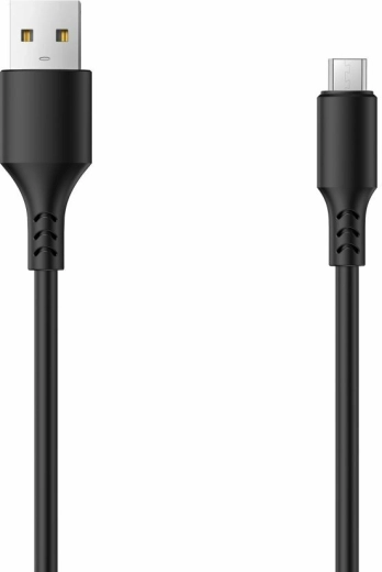 Setty USB – microUSB-kabel 1 m 1 A zwart