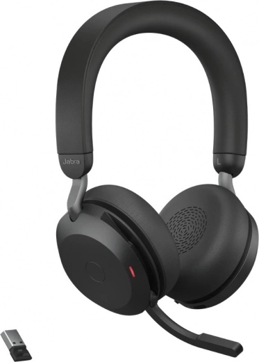 Draadloze hoofdtelefoon Jabra Evolve2 75 met oplaadstandaard