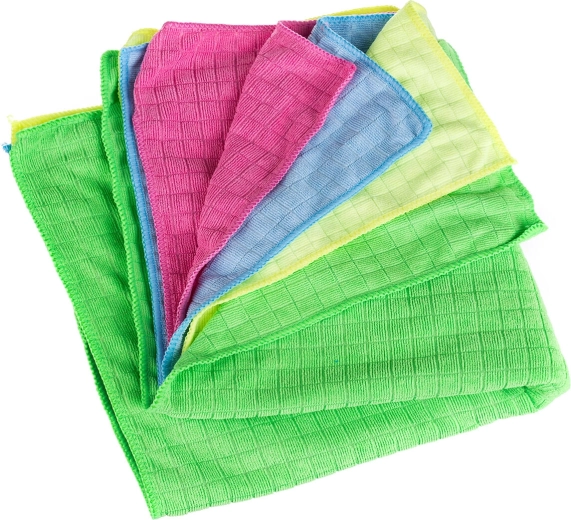 Zweedse microvezeldoek 50 × 60 cm, 250 g/m² – mix van kleuren