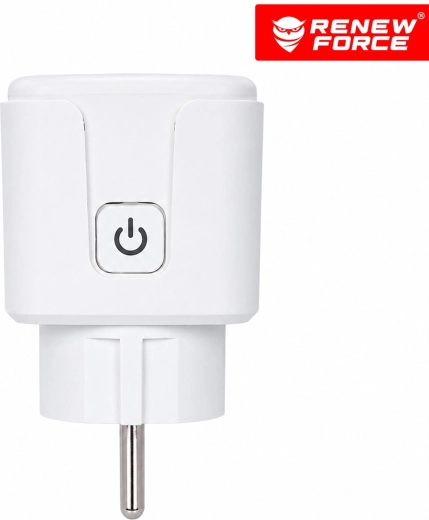 Slimme Wi‑Fi-stekker Renew Force 16 A met verbruiksmeting