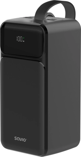 Savio powerbank 50.000 mAh zwart