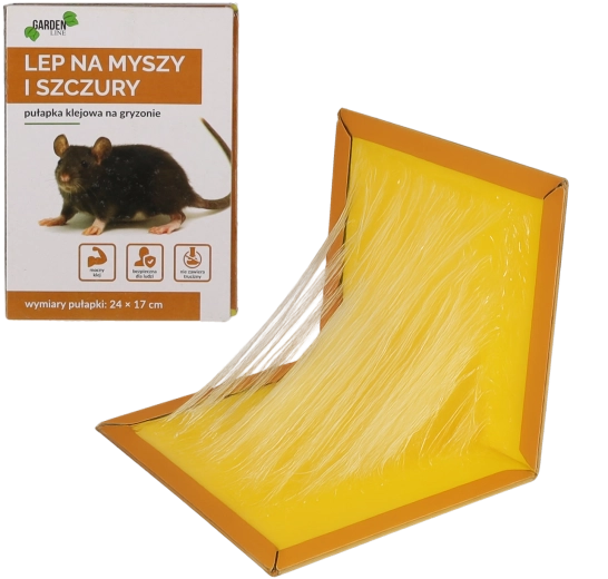 Lijmval voor muizen en ratten 24 × 17 cm